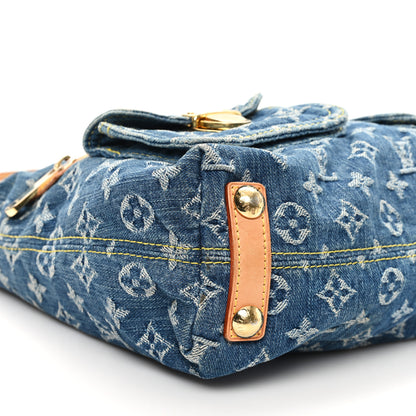 Louis Vuitton Monogram Denim Baggy PM Blue 8 of 12