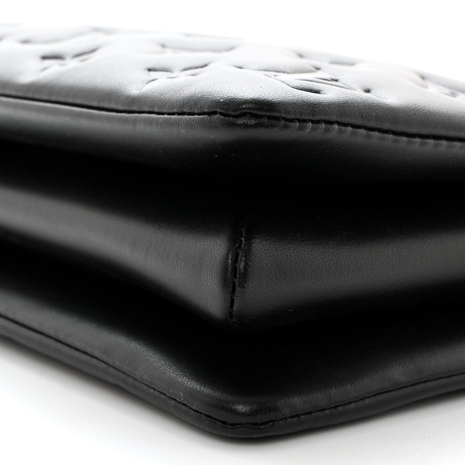 Louis Vuitton Lambskin Embossed Monogram Coussin BB Black 11 of 11