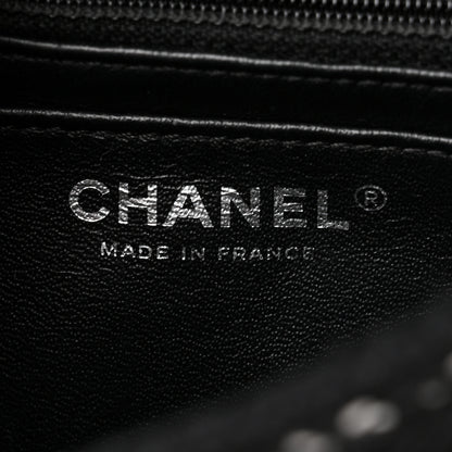 Chanel Tweed Elementary Chic Flap Black White 6 of 10