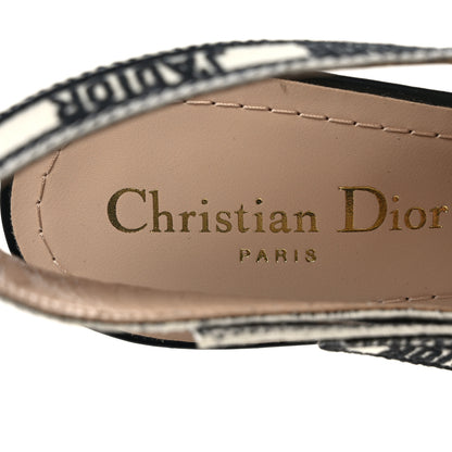Christian Dior Calfskin Ribbon J'Adior Slingback 65mm Pumps 38.5 Black 7 of 9