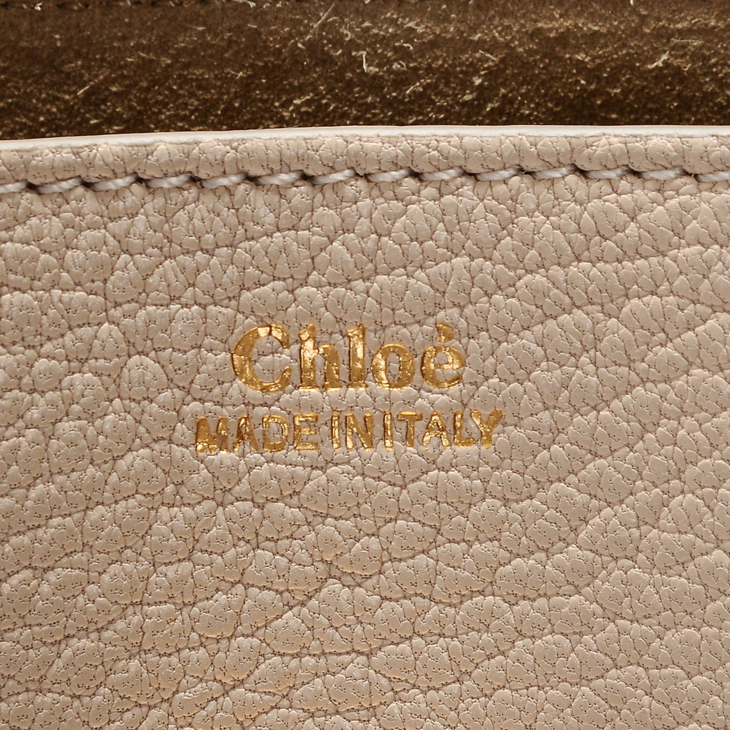 Grained Lambskin Mini Drew Shoulder Bag Abstract White