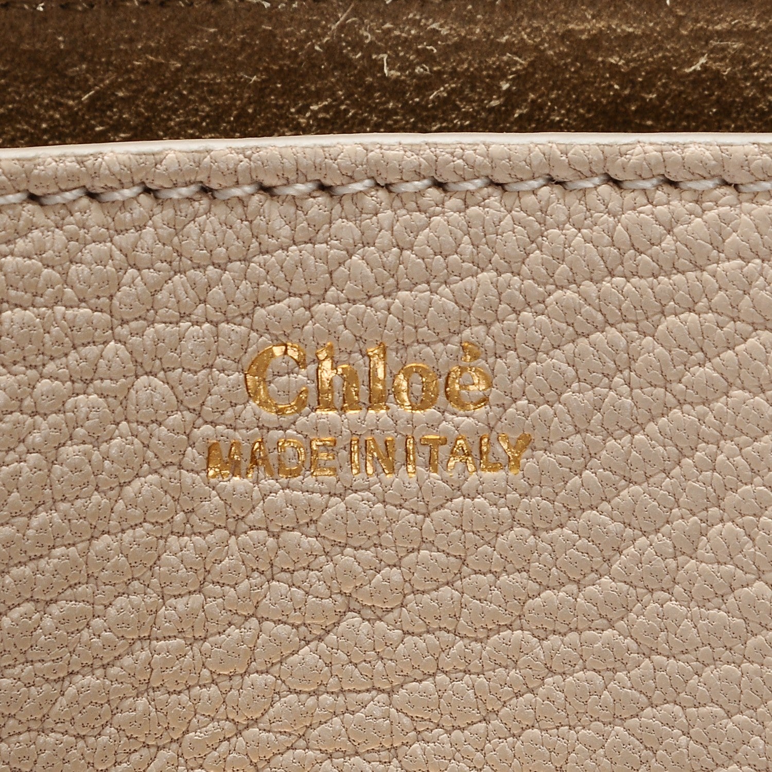 Chloe Grained Lambskin Mini Drew Shoulder Bag Abstract White 6 of 6