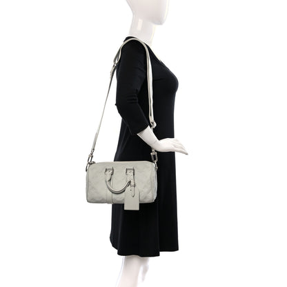 Louis Vuitton Monogram Taurillon Keepall Bandouliere 25 Mineral Gray 2 of 8