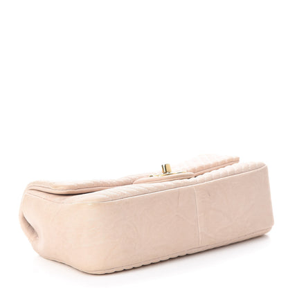 Chanel Calfskin Chevron Small Surpique Flap Ivory 4 of 17