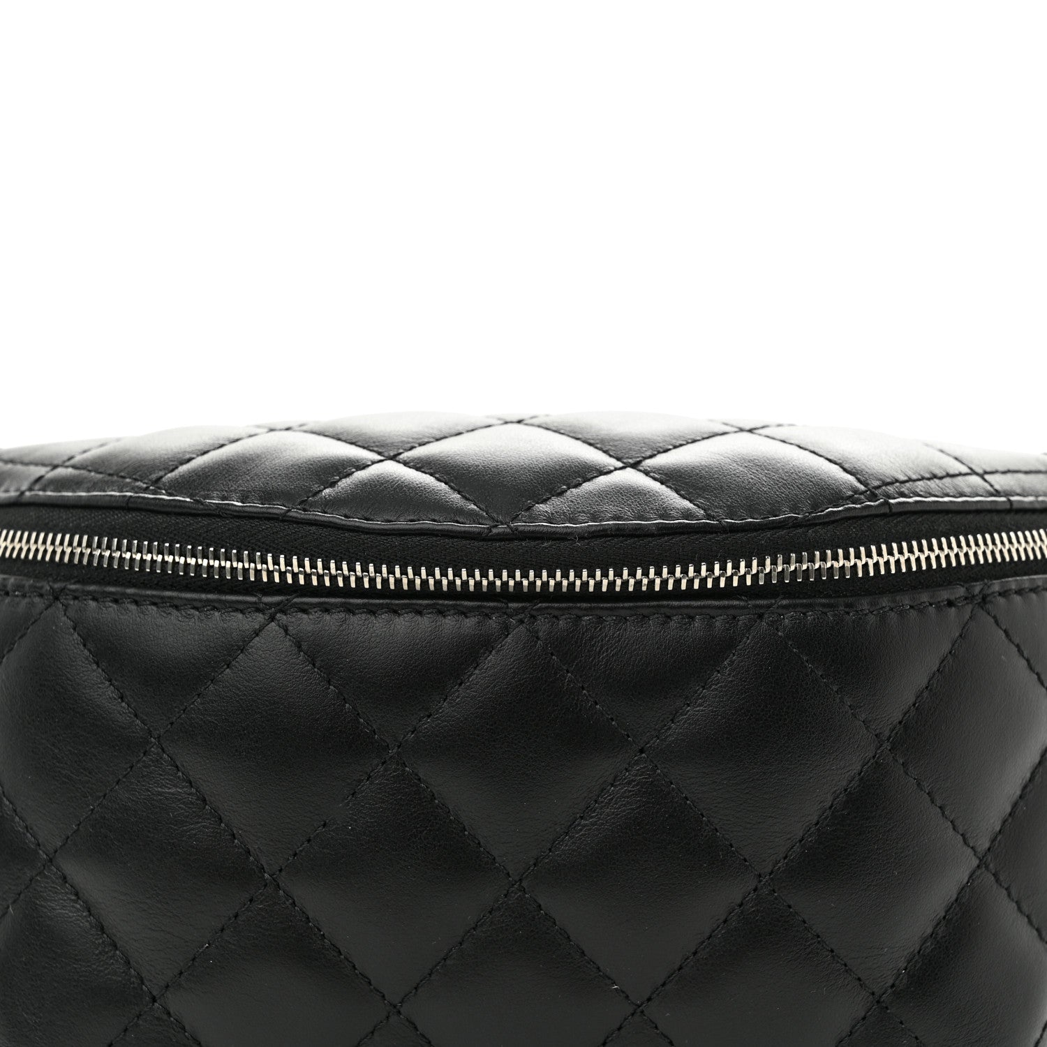 Chanel Calfskin Quilted Waist Belt Bag Black 9 of 11