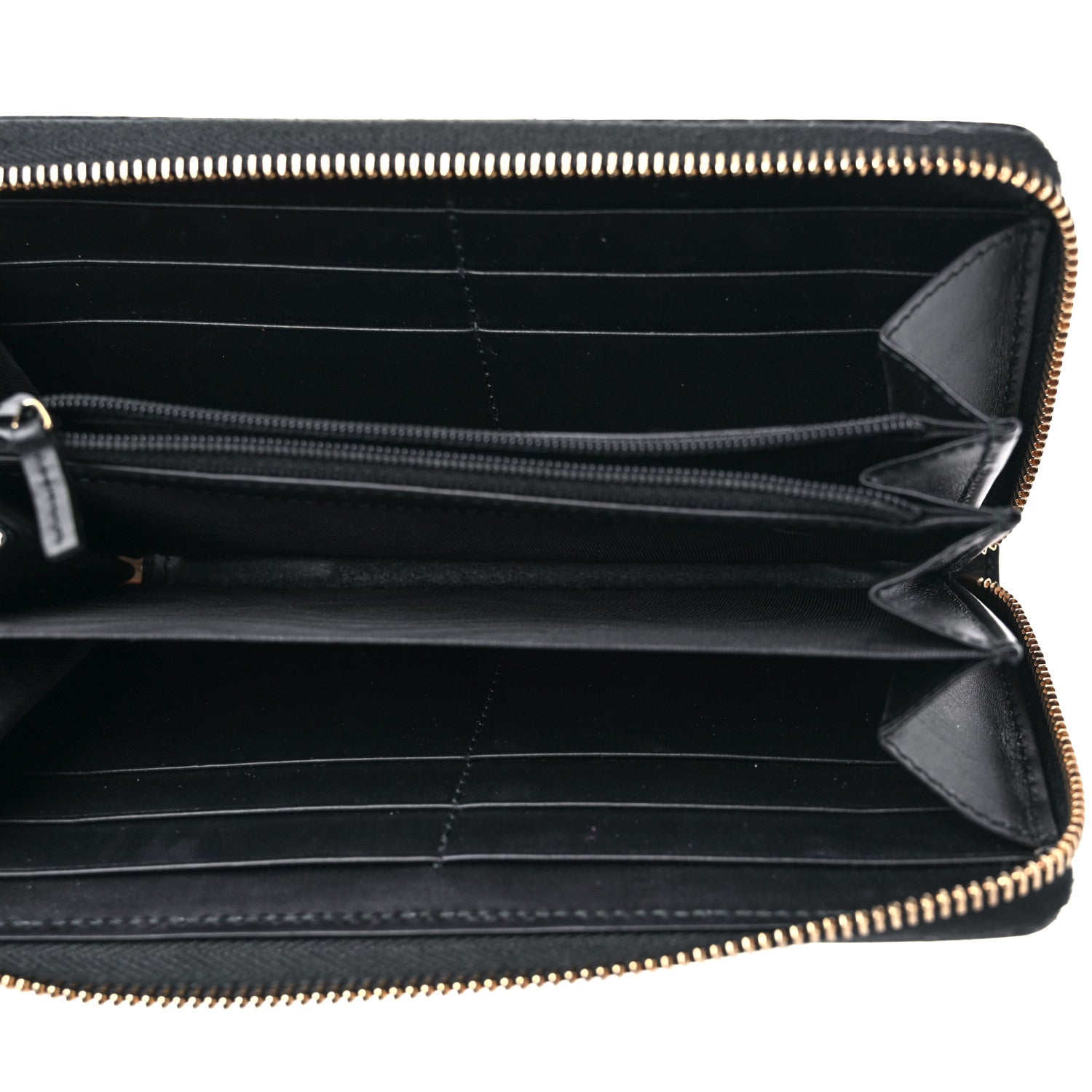 Gucci Guccissima Signature Microguccissima Bree Zip Around Wallet Black 5 of 12