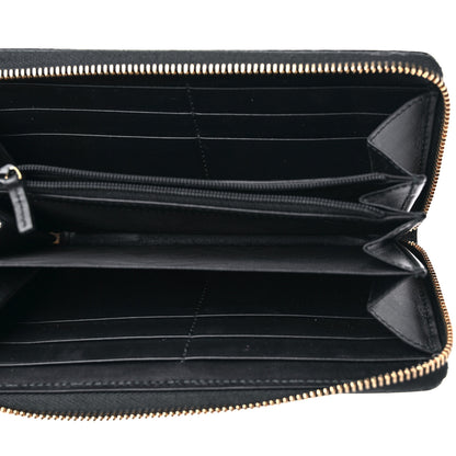 Gucci Guccissima Signature Microguccissima Bree Zip Around Wallet Black 5 of 12