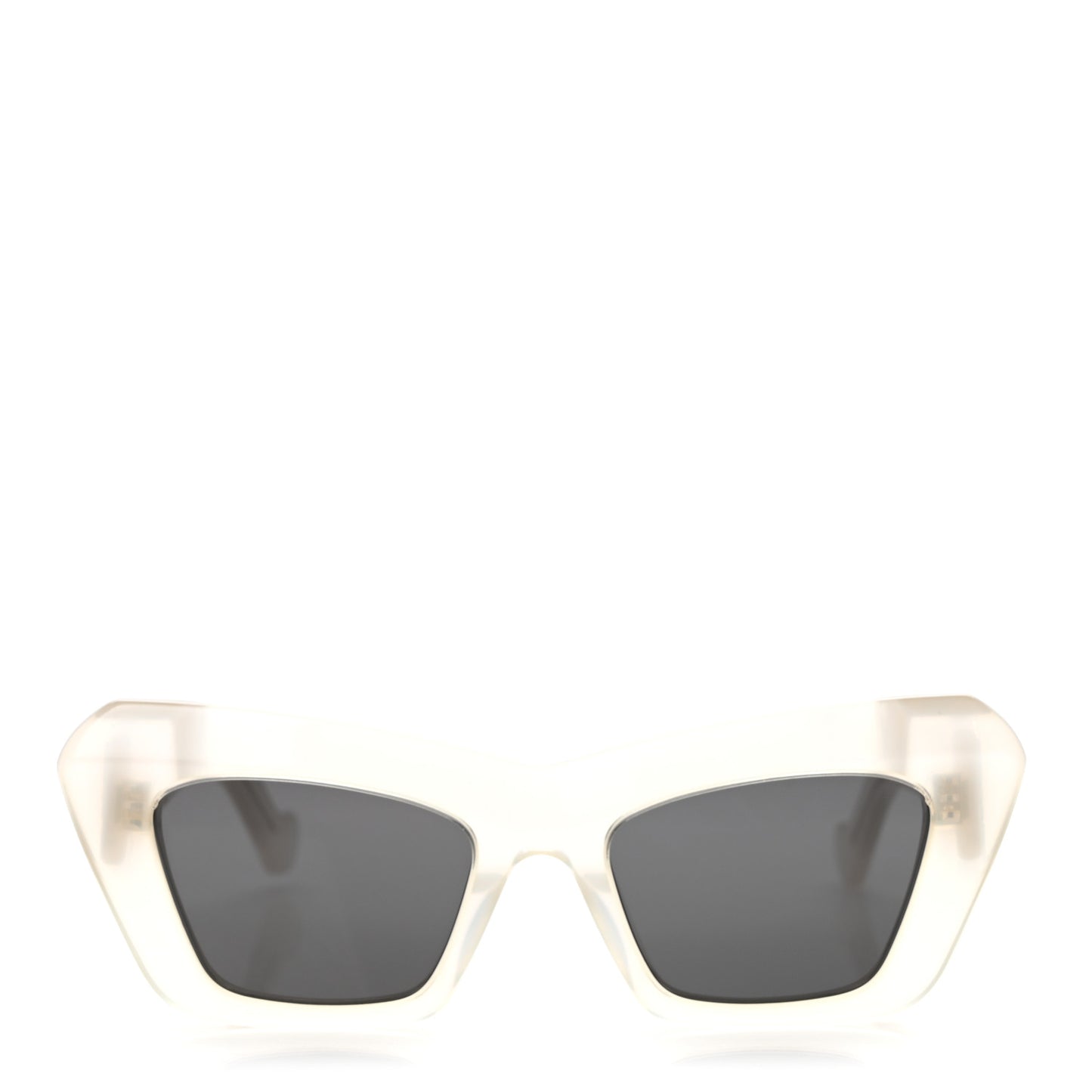 Acetate Cat Eye Sunglasses LW40036I White