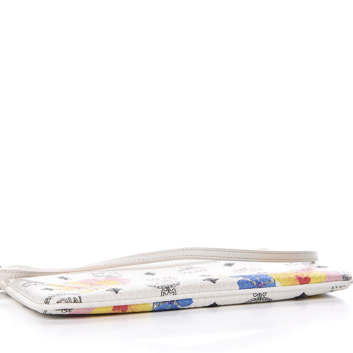 Visetos Floral Print Pochette White