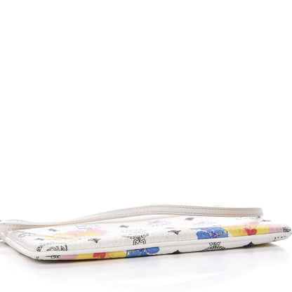 MCM Visetos Floral Print Pochette White 3 of 7