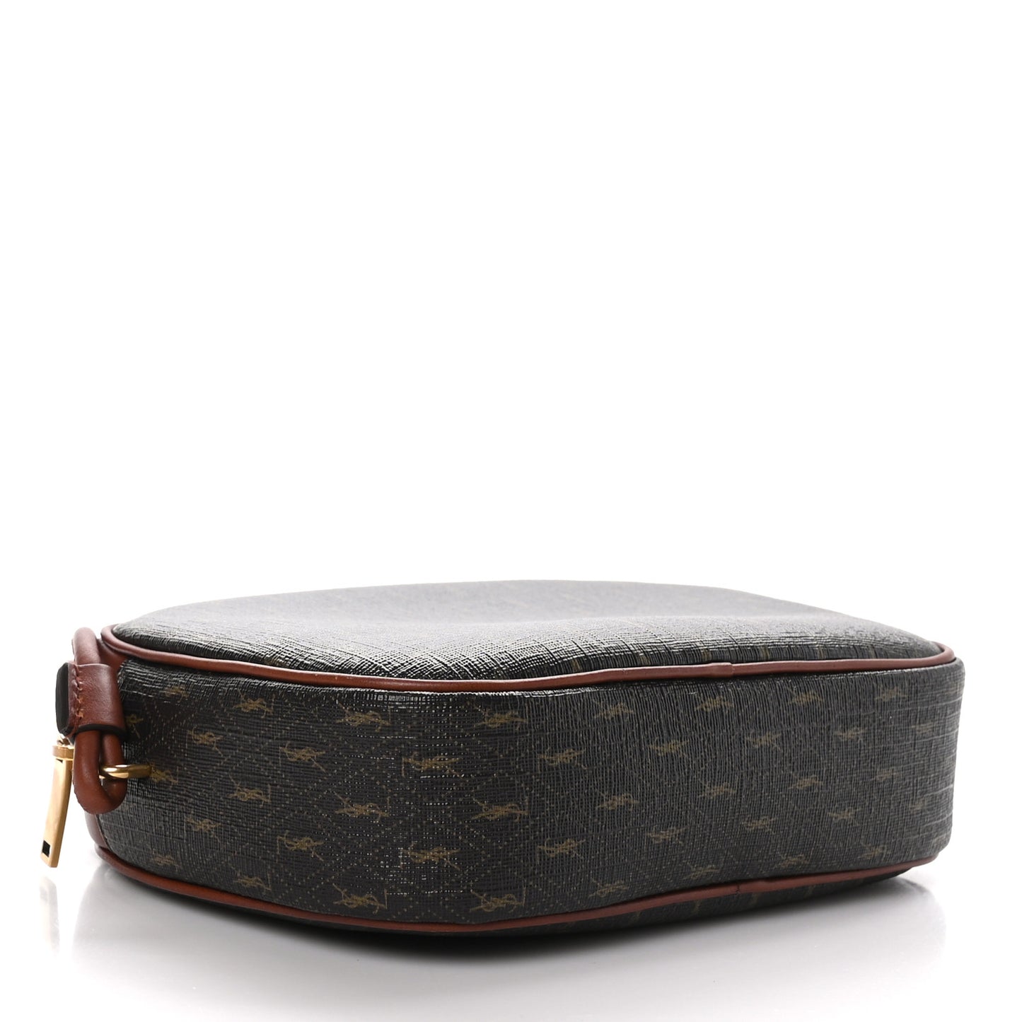 Canvas Smooth Calfskin Le Monogramme Small Camera Bag Chestnut