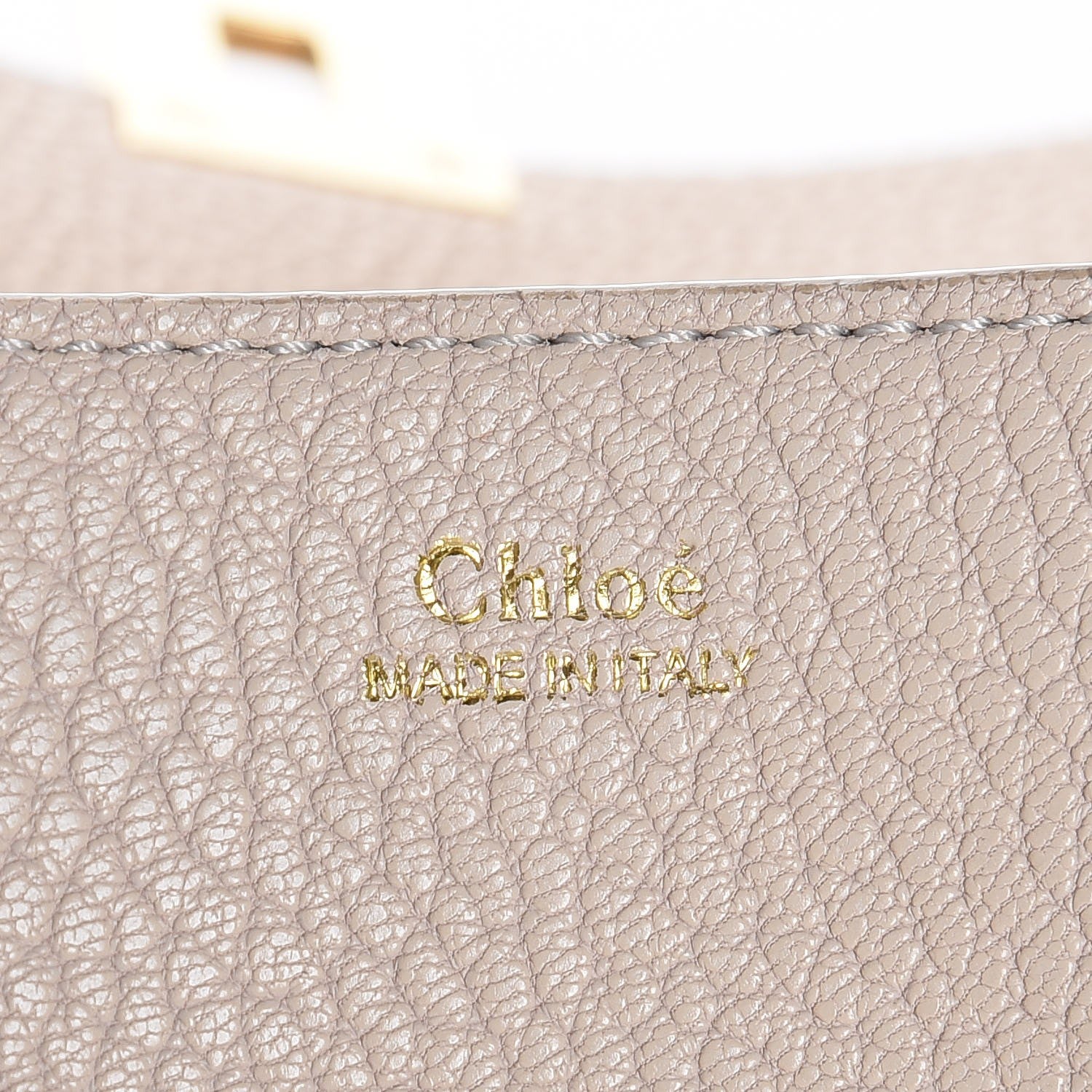 Chloe Grained Lambskin Mini Drew Shoulder Bag Abstract White 7 of 10
