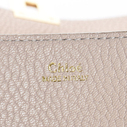Chloe Grained Lambskin Mini Drew Shoulder Bag Abstract White 7 of 10