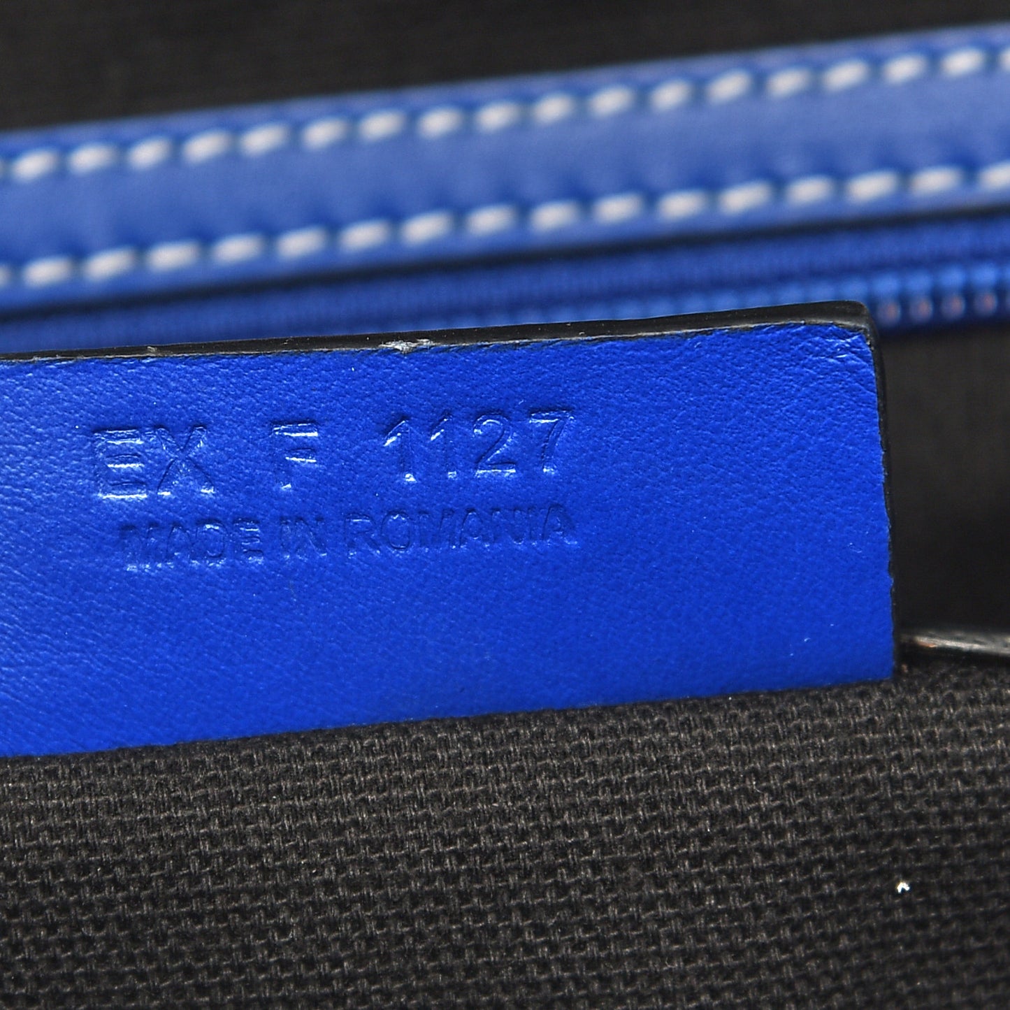 Smooth Calfskin Small Logo Backpack Royal Blue