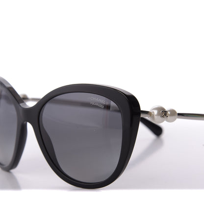 Chanel Pearl Polarized Sunglasses 5338-H-A Black 5 of 10