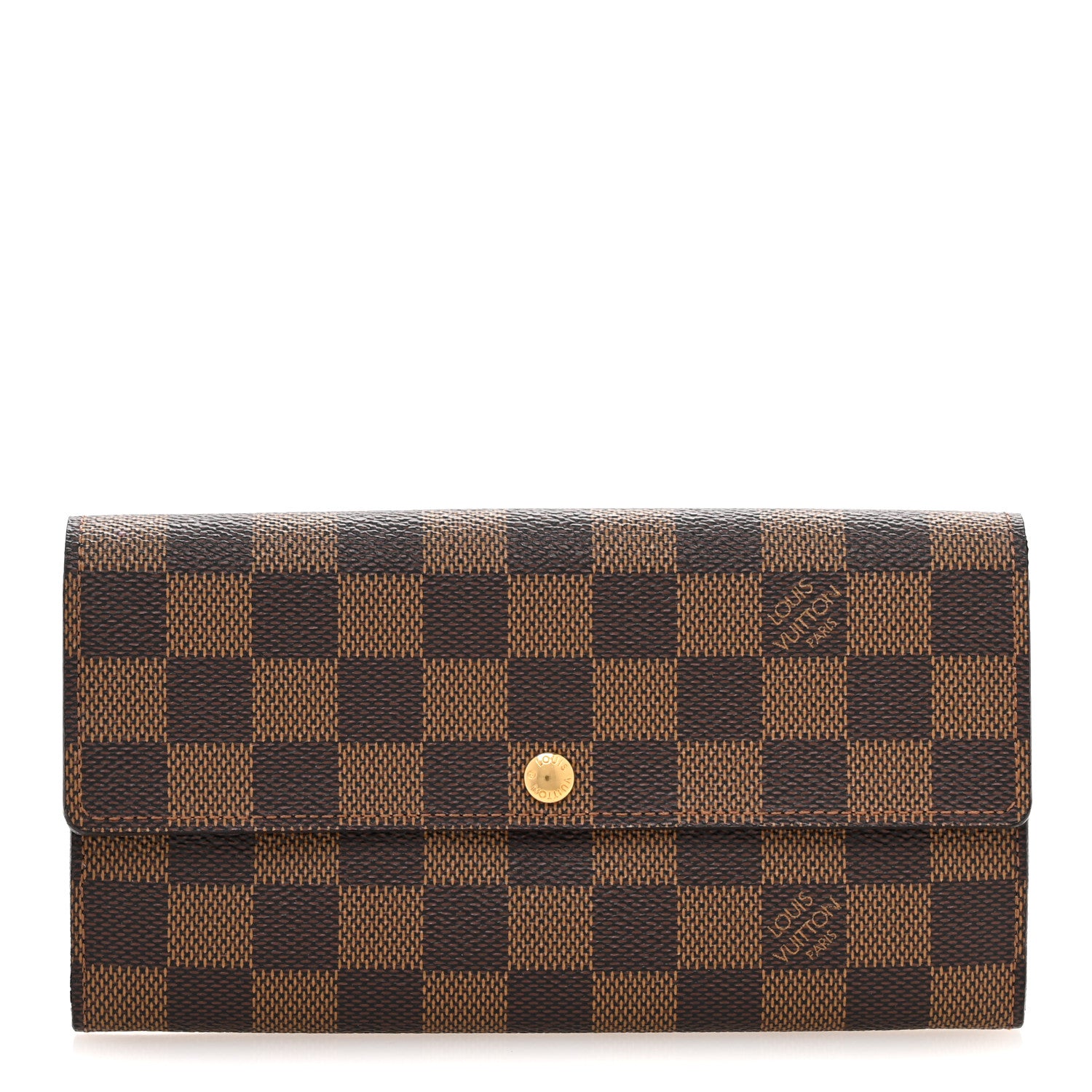 Louis Vuitton Damier Ebene Sarah Wallet 1 of 9