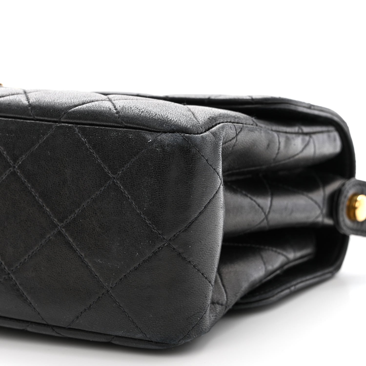 Chanel Lambskin Quilted Medium Double Sided Flap Black 13 of 16