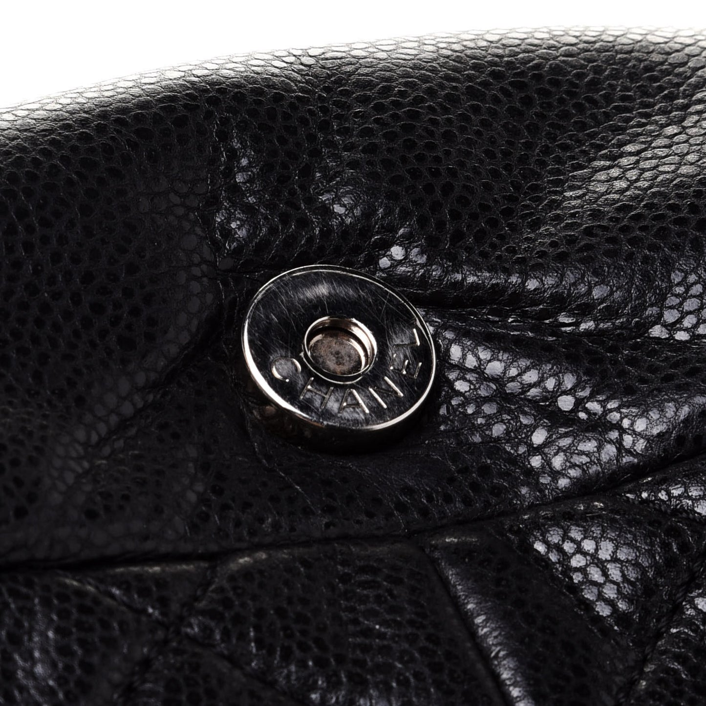 Caviar Timeless CC Accordion Flap Black