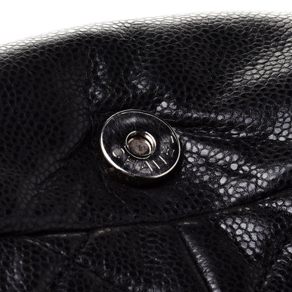 Chanel Caviar Timeless CC Accordion Flap Black 8 of 17