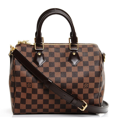 Louis Vuitton Damier Ebene Speedy Bandouliere 25 1 of 7