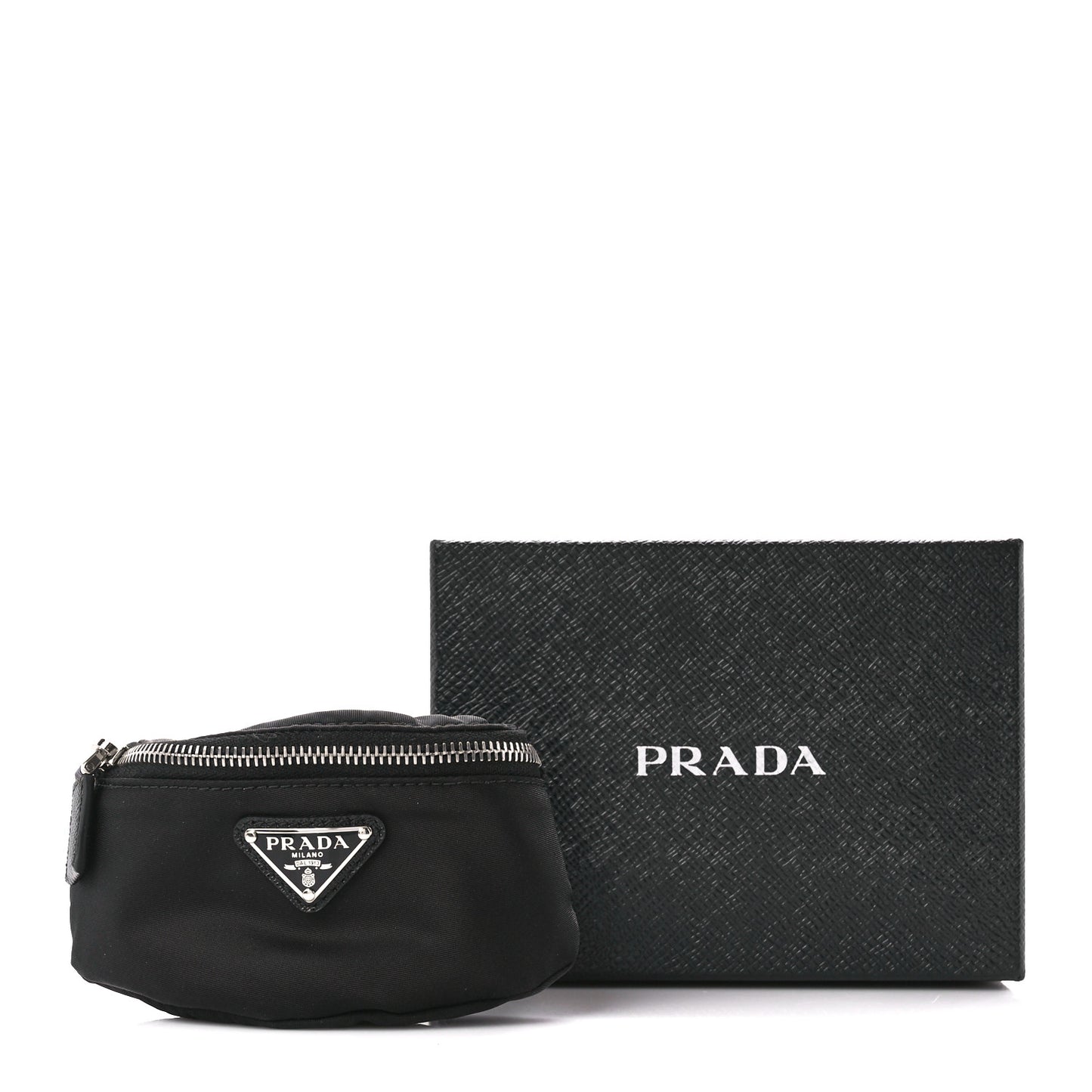 Tessuto Nylon Wrist Pouch Black