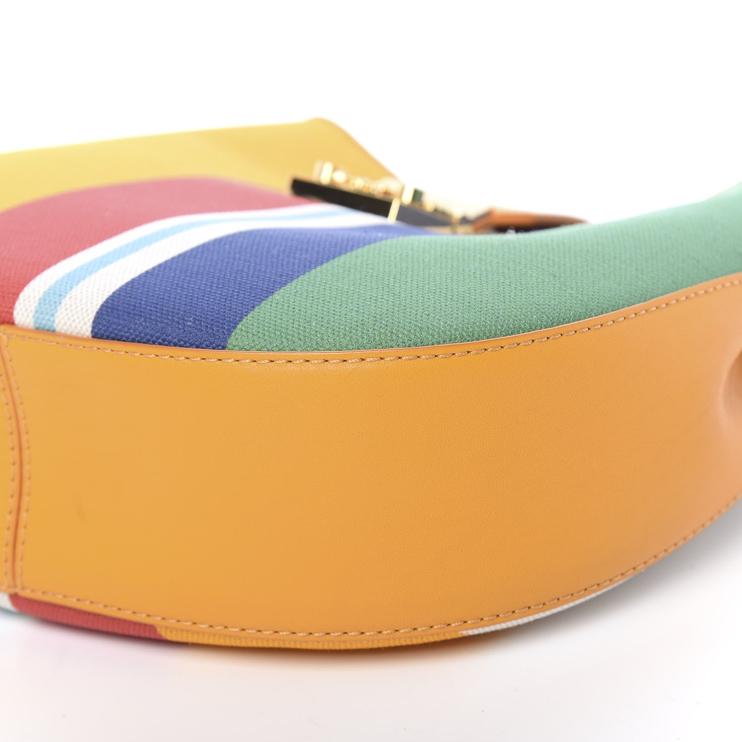 MCM Canvas Medium Patricia Hobo Rainbow 9 of 10