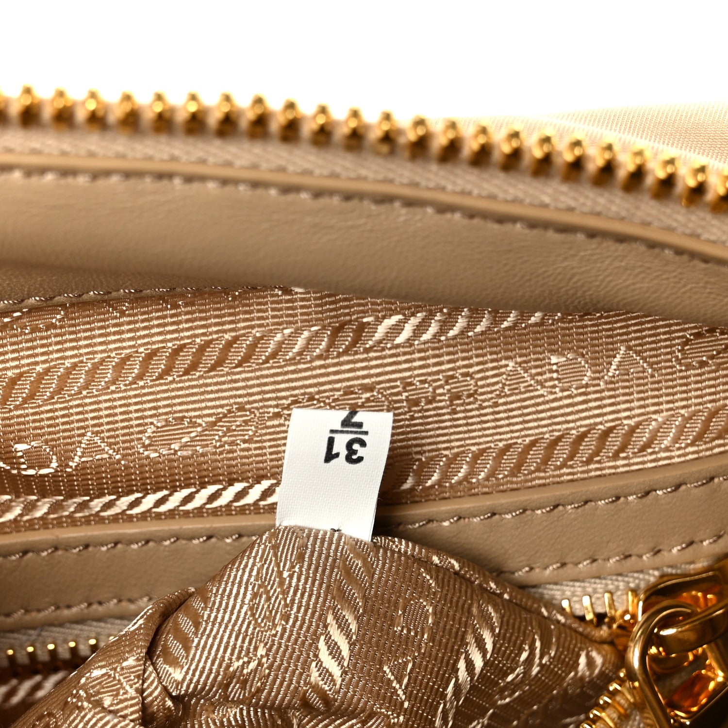 Prada Re-Nylon Saffiano Medium Re-Edition 1978 Two Handle Bag Cammello 7 of 12
