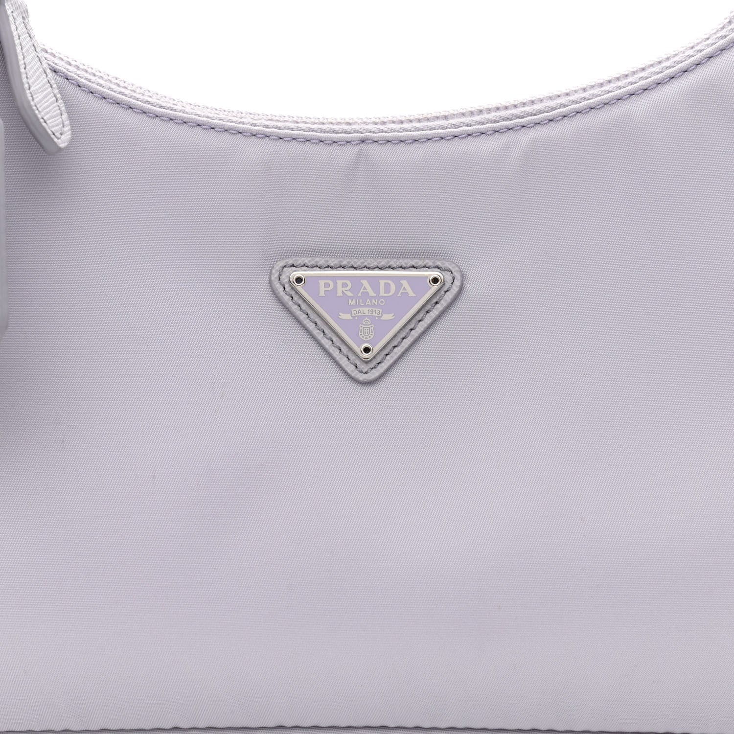Prada Re-Nylon Saffiano Mini Re-Edition 2000 Bag Glicine 9 of 11