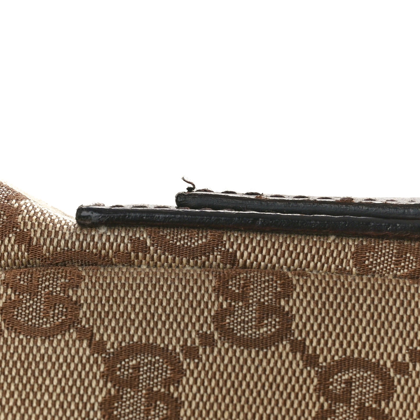 Monogram Flat Messenger Bag Ebony