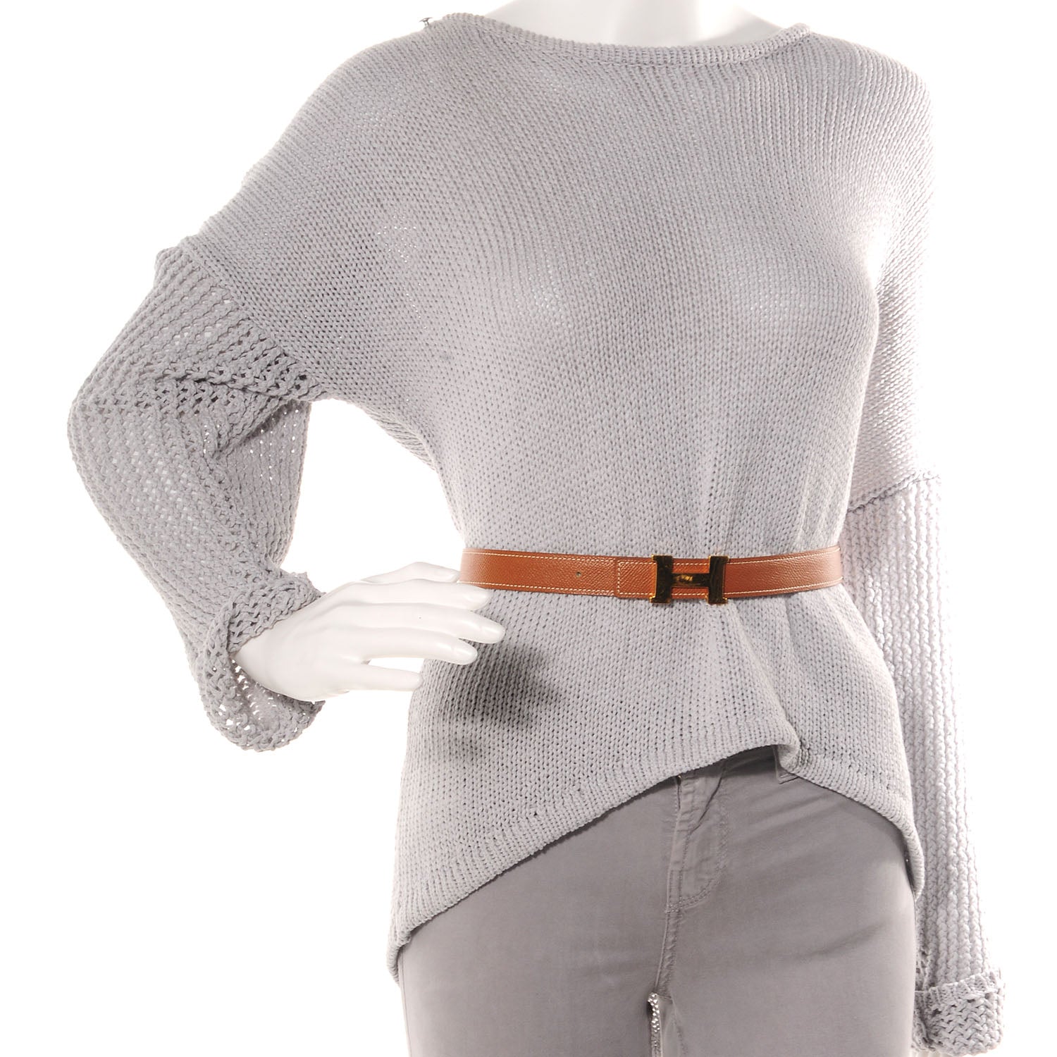 Hermes Courchevel Reversible Polished Constance 24mm H Belt 65 Gold Jaune 2 of 6