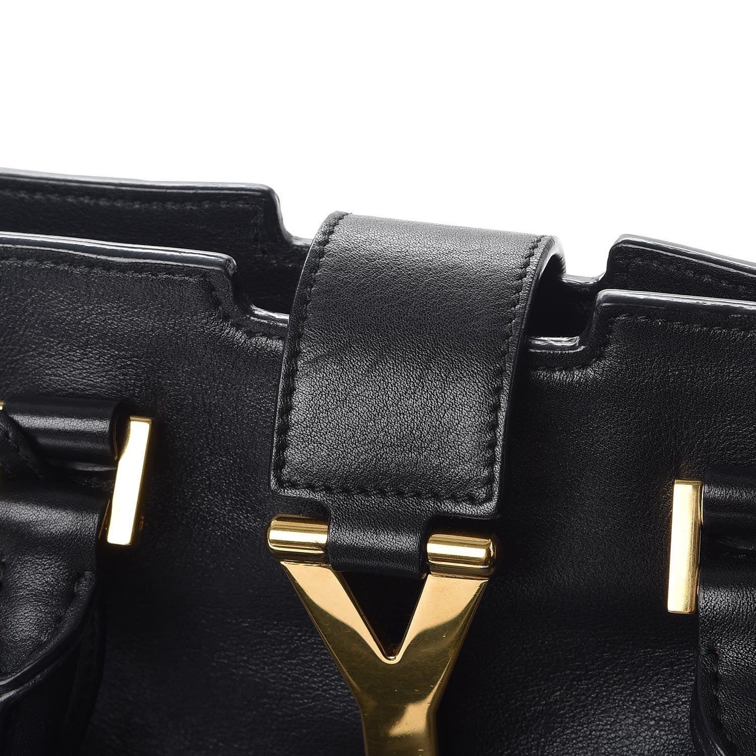 Saint Laurent Calfskin Small Classic Y Cabas Black 9 of 15