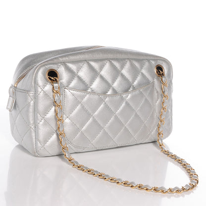 Chanel Calfskin Small Reissue Camera Case Metallic Silver 3 of 7