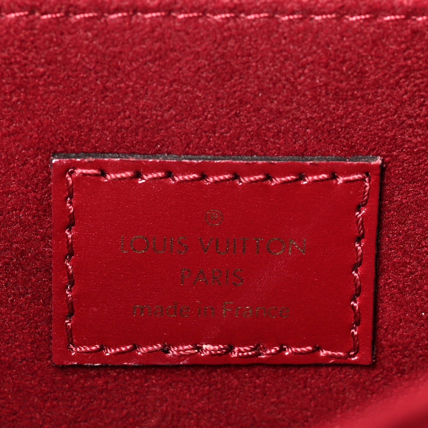 Louis Vuitton Smooth Calfskin Dauphine MM Cherry Berry 6 of 8