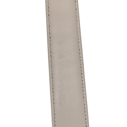 Alexander McQueen Calfskin Crocodile Embossed Box Shoulder Bag 16 Cream 14 of 19