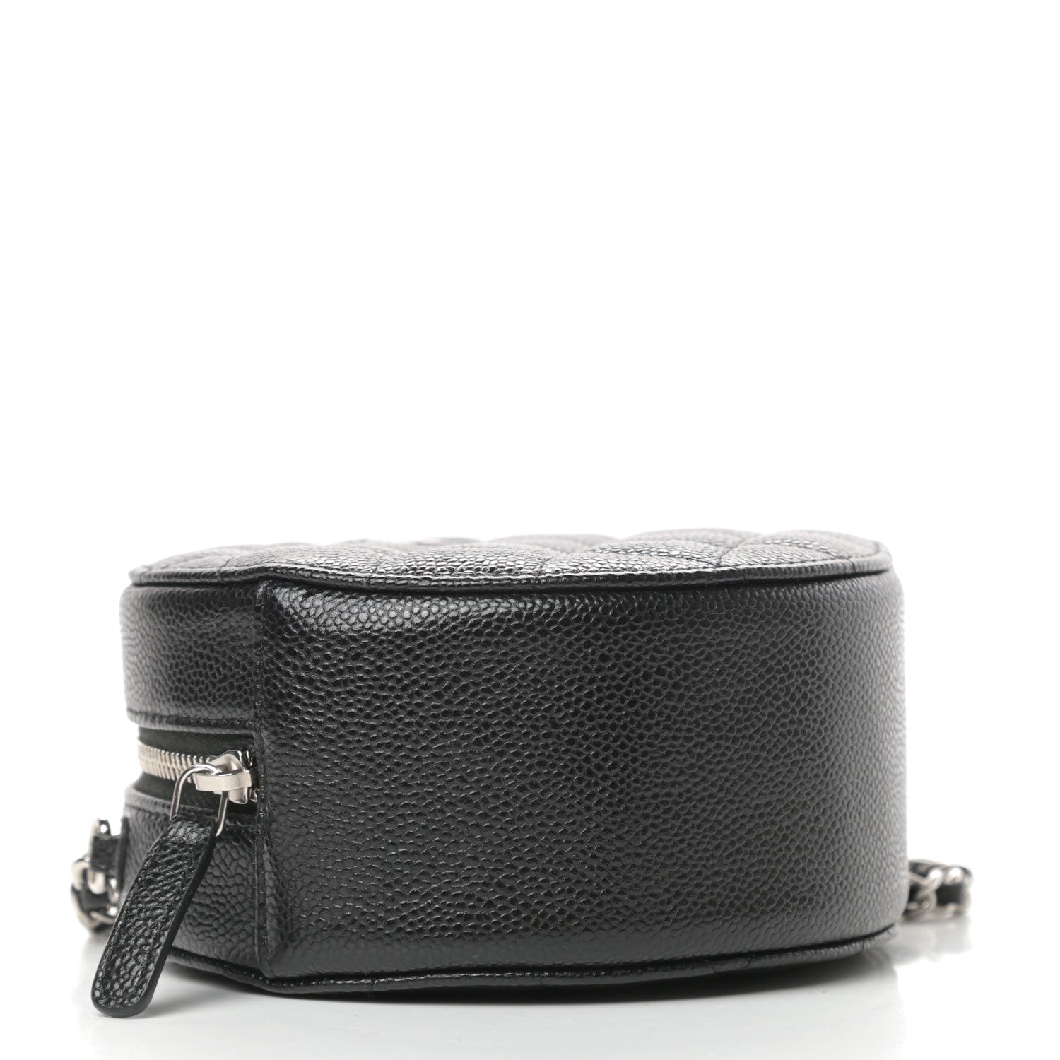 Chanel Caviar Quilted Round Clutch With Chain Black 4 of 11