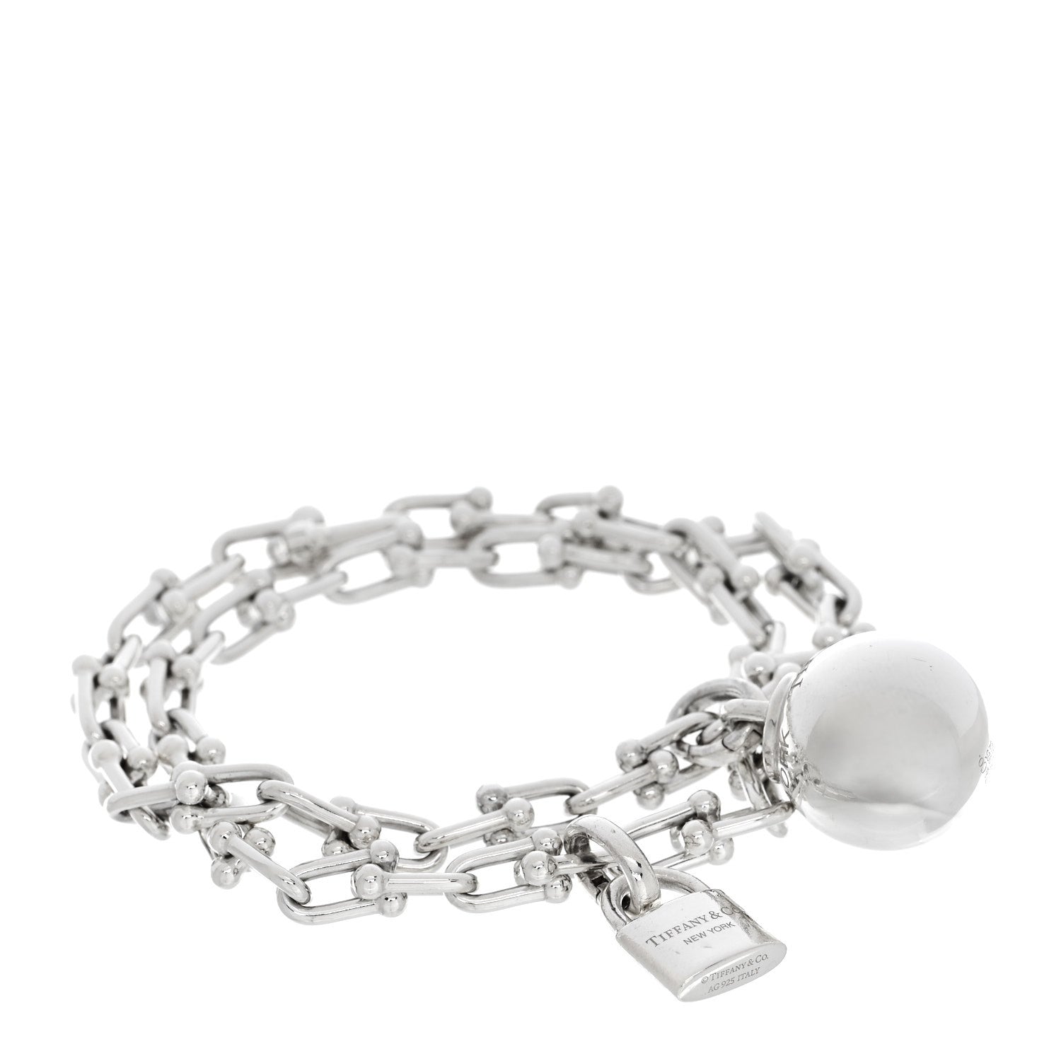 Tiffany Sterling Silver HardWear Wrap Bracelet 1 of 3