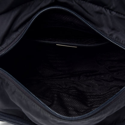 Prada Nylon Vela Messenger Bag Black 5 of 8