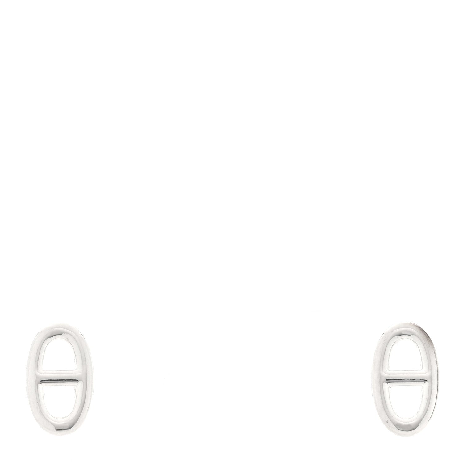 Hermes Sterling Silver TPM Farandole Earrings 1 of 5
