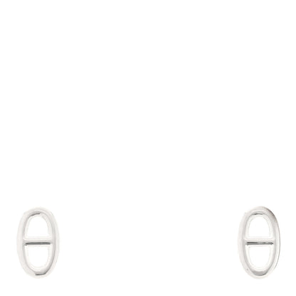 Hermes Sterling Silver TPM Farandole Earrings 1 of 5