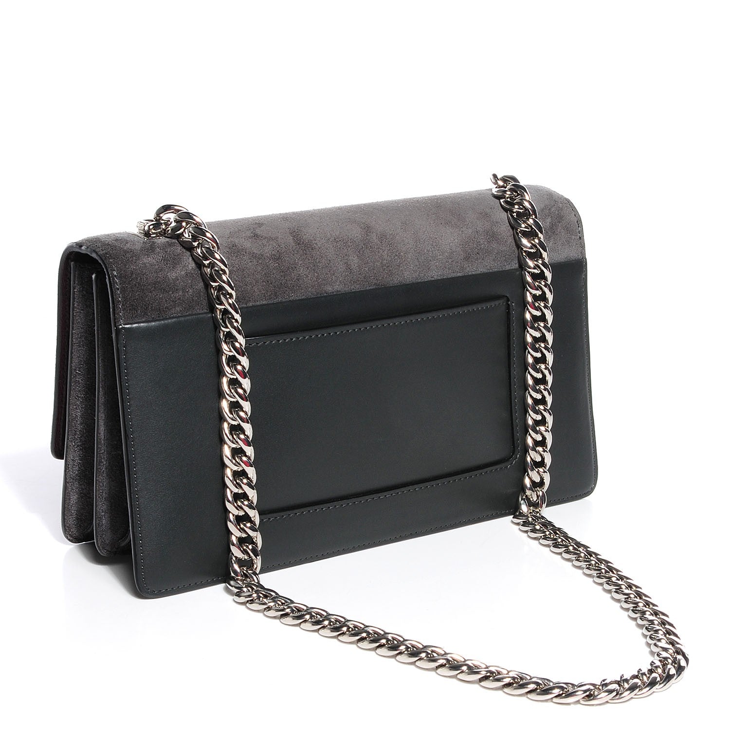 Celine Suede Small Case Bag Gray 3 of 7