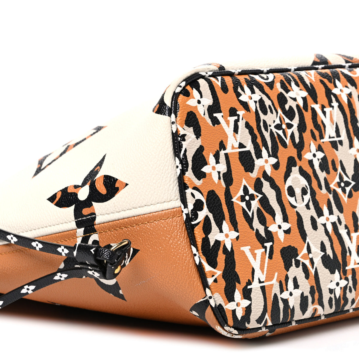 Louis Vuitton Monogram Giant Jungle Neverfull MM Ivory 9 of 10