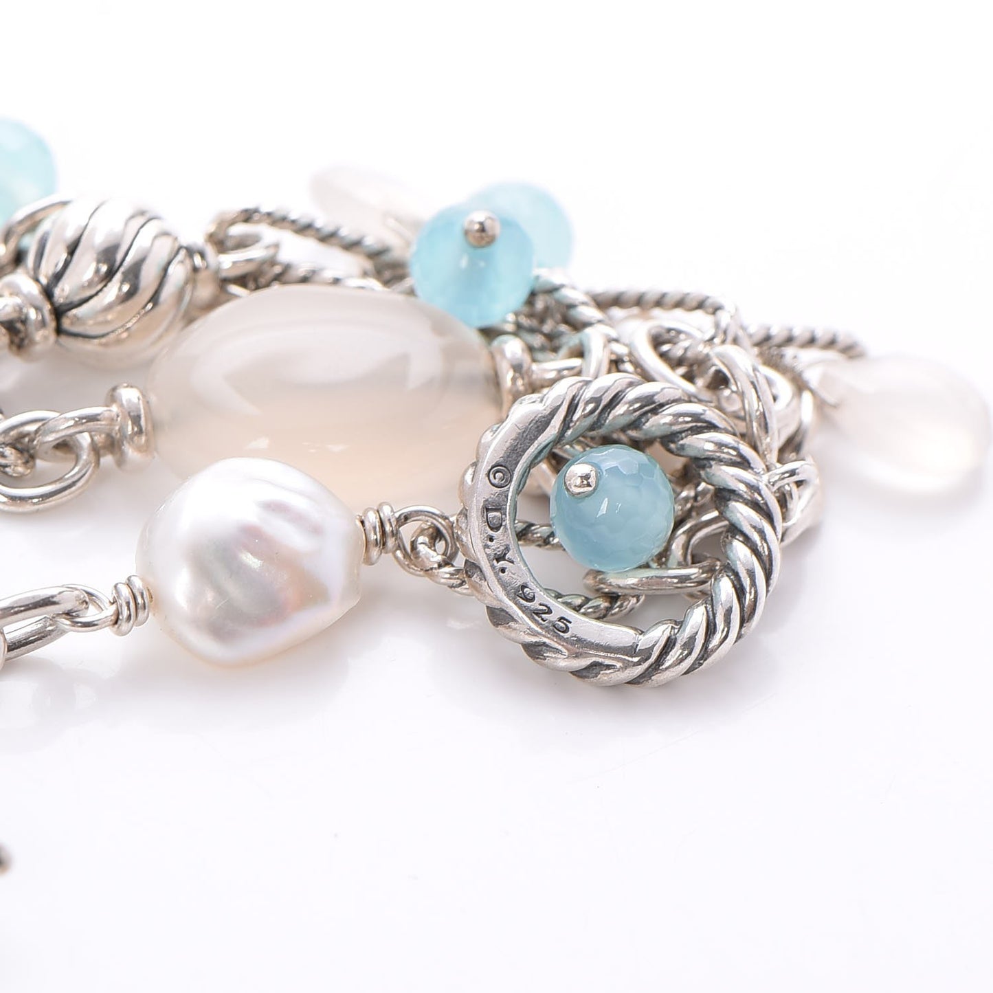 Sterling Silver Multi Stone Deauville Bracelet
