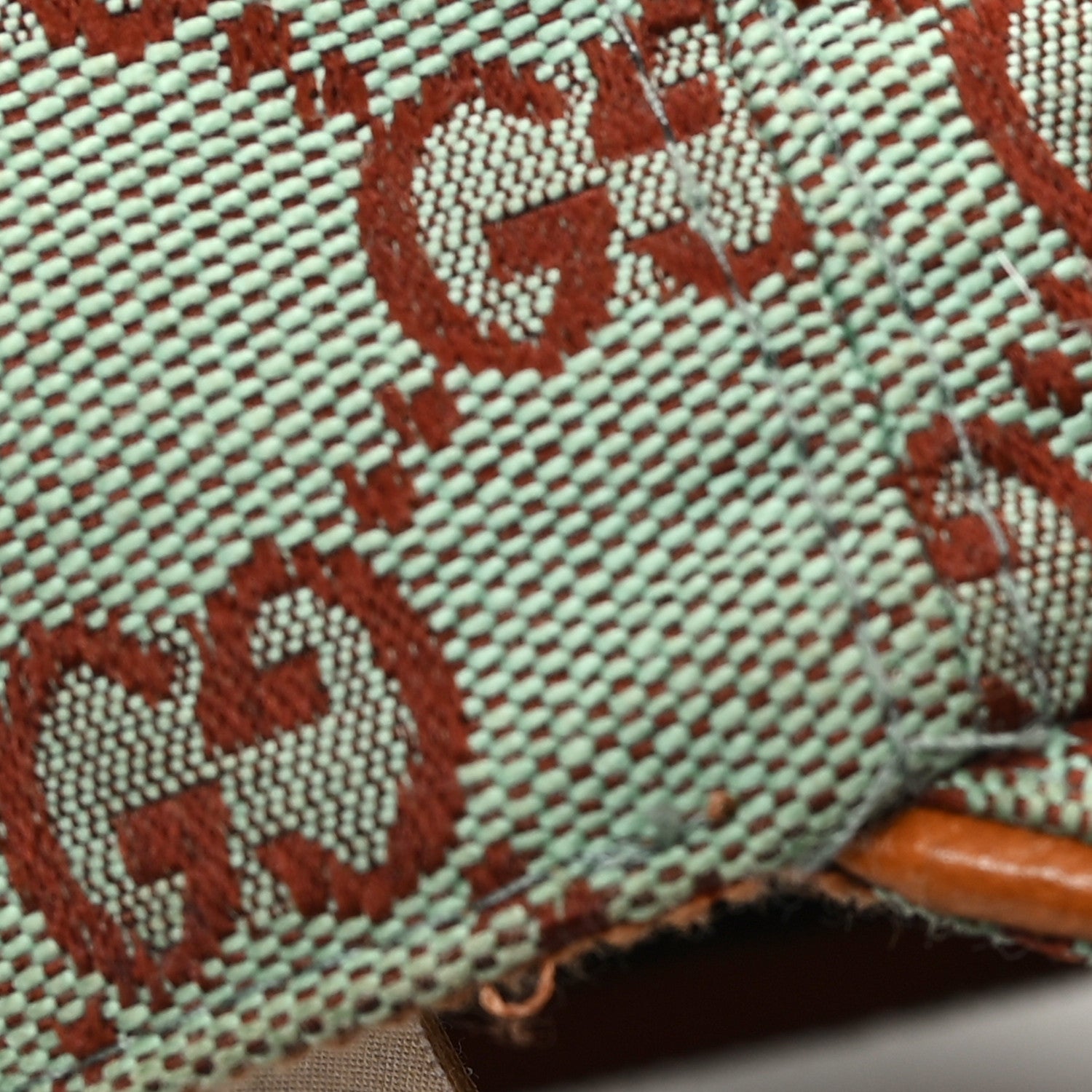 Gucci Monogram New GG Baseball Hat L Azure Harness Brown 10 of 11