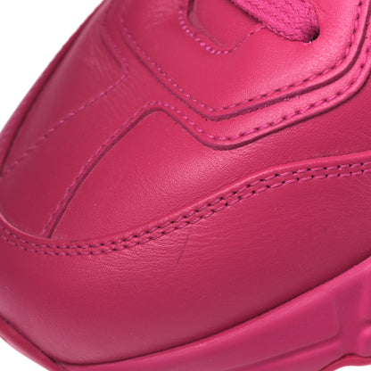 Gucci Calfskin Logo Womens Rhyton Sneakers 39 Box Pink 9 of 9