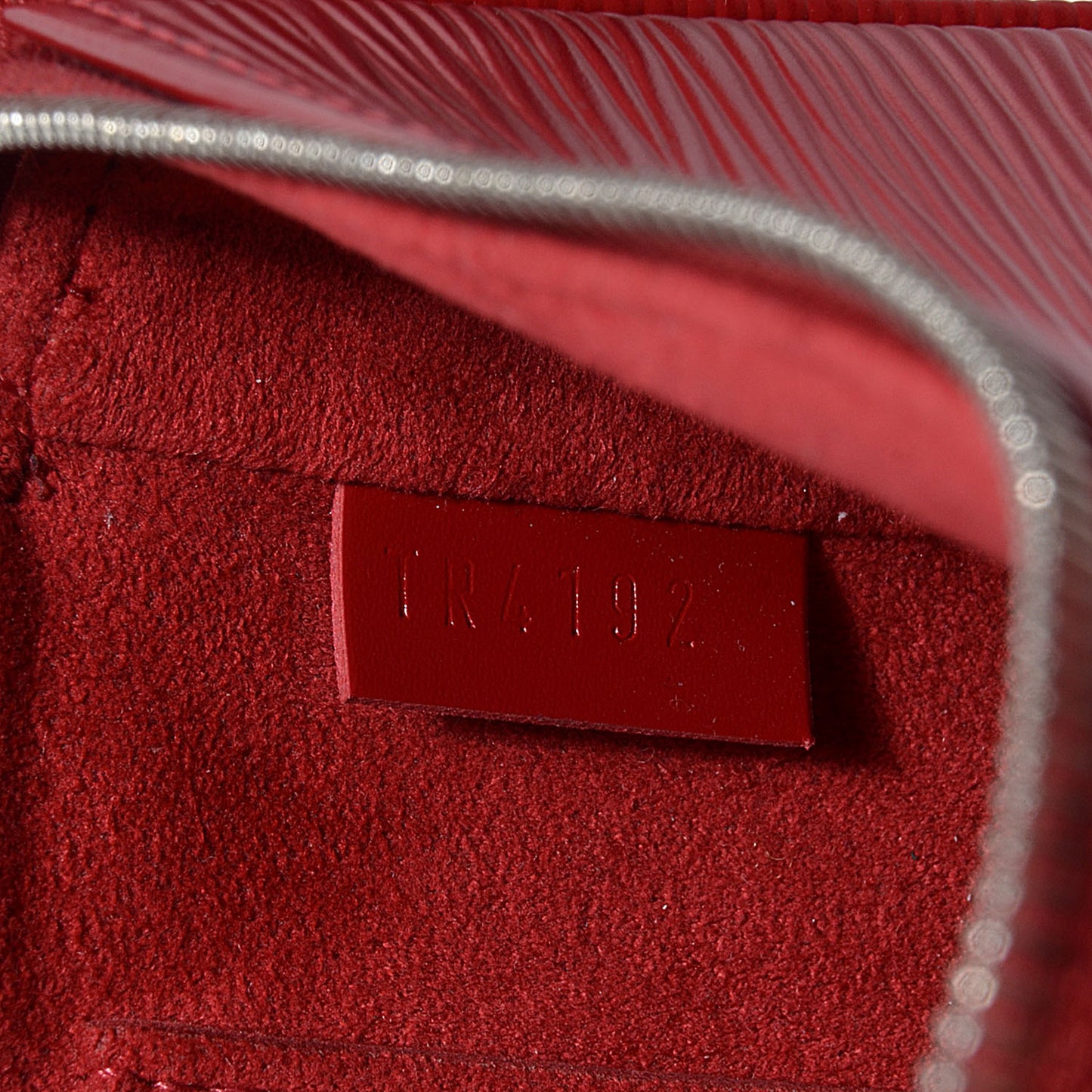 Epi Pochette Accessories NM Carmine