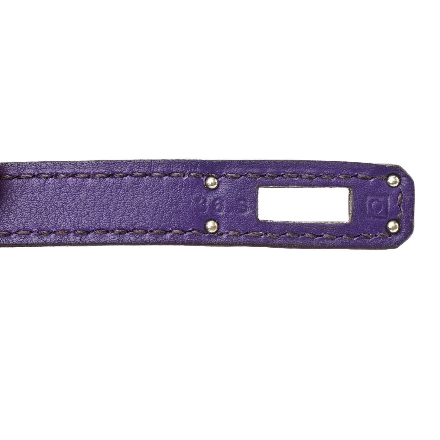 Hermes Swift Kelly Pochette Clutch Iris 8 of 12