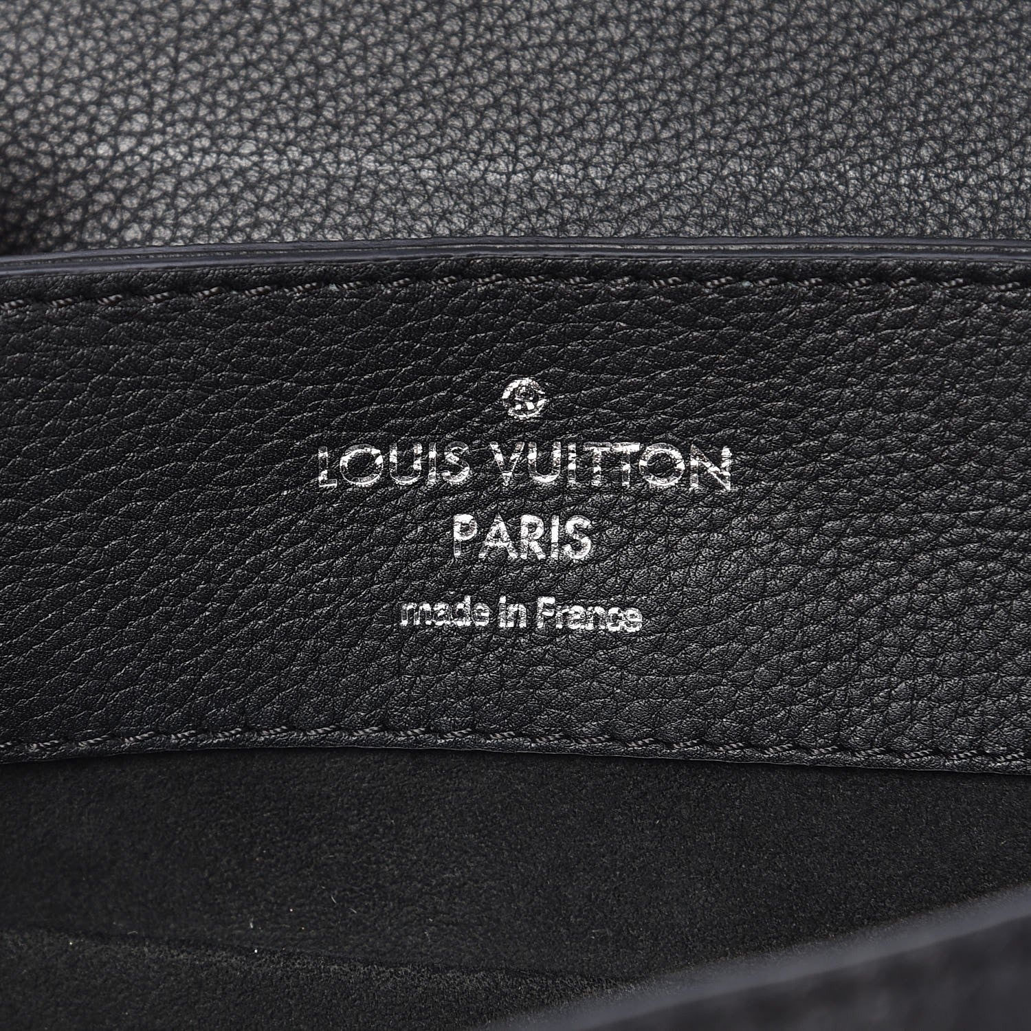 Louis Vuitton Calfskin Lockme Backpack Black 6 of 6
