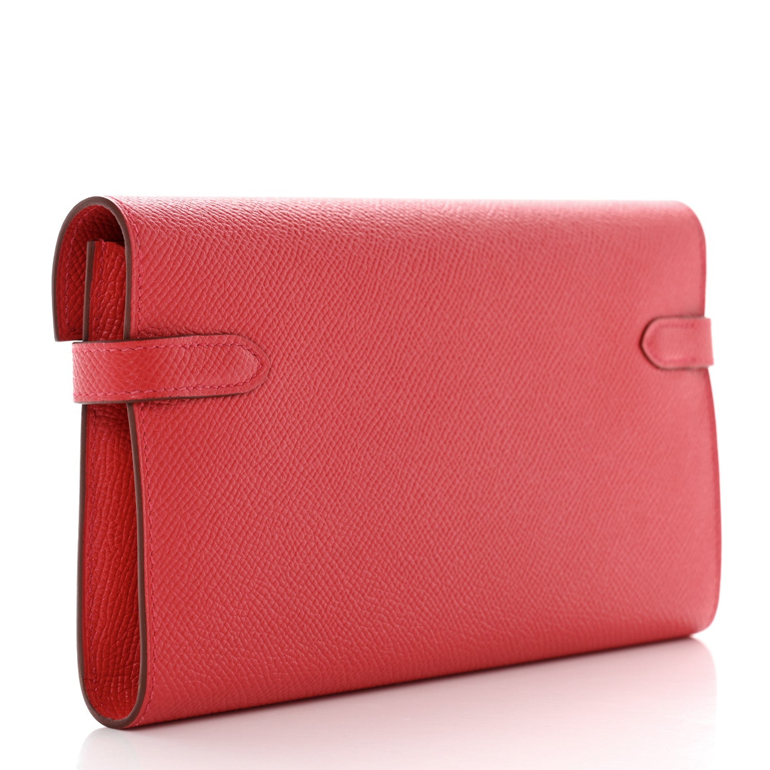 Hermes Epsom Kelly Longue Wallet Bougainvillea 3 of 8