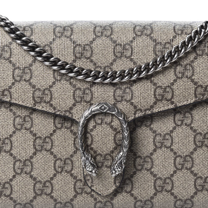 Gucci GG Supreme Monogram Mini Dionysus Chain Wallet Beige Taupe 9 of 9