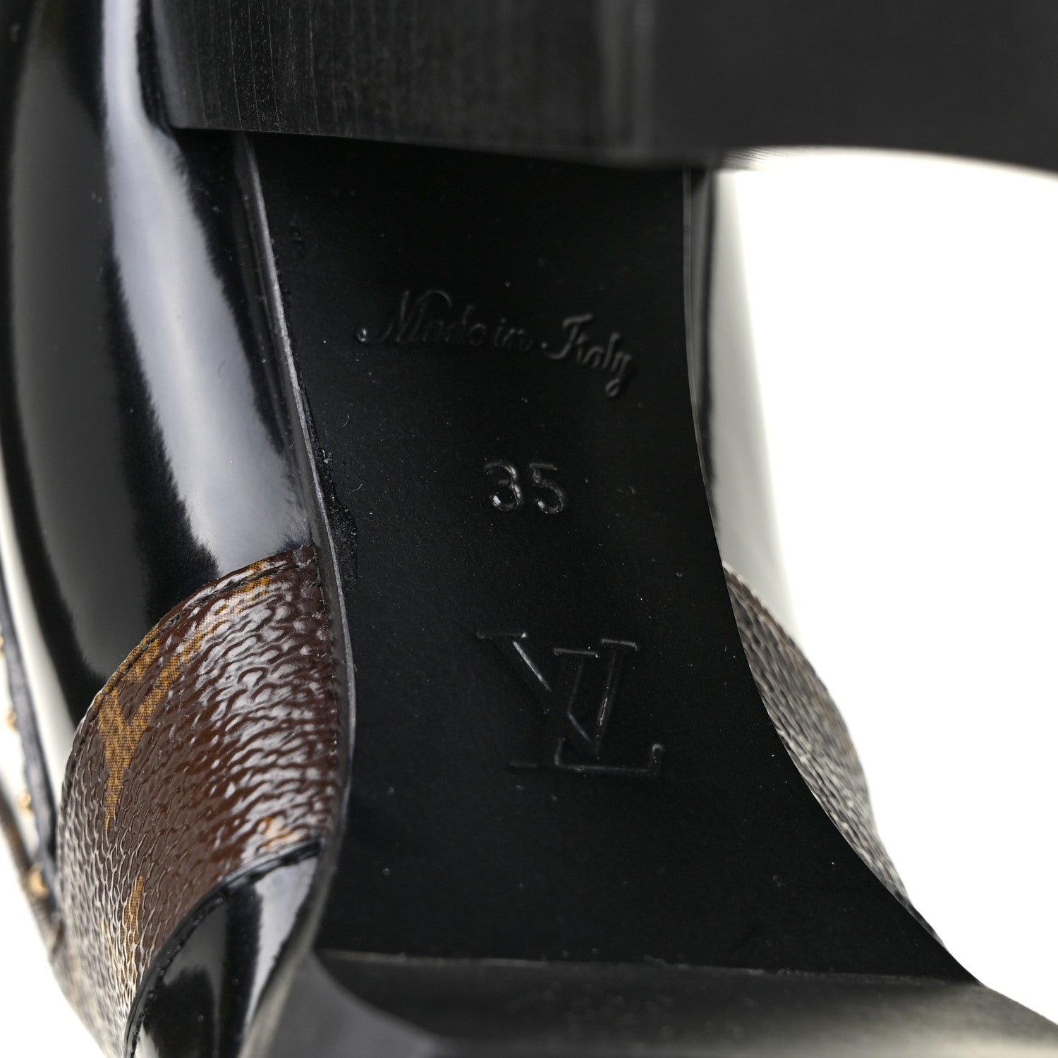 Louis Vuitton Glazed Calfskin Monogram Star Trail Ankle Boots 35 Black 8 of 9